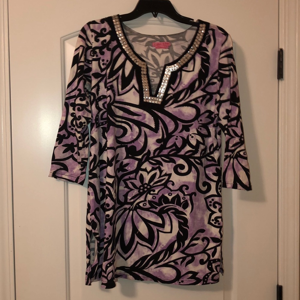 Joyous & free top with jewels
